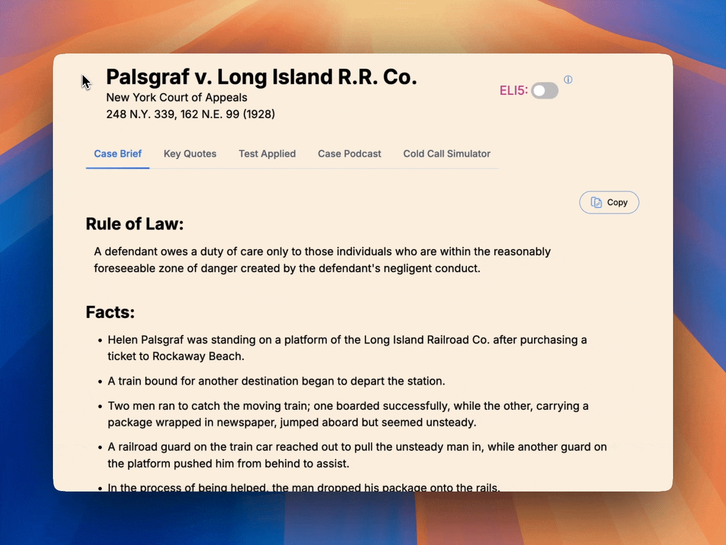Lexplug case brief demo